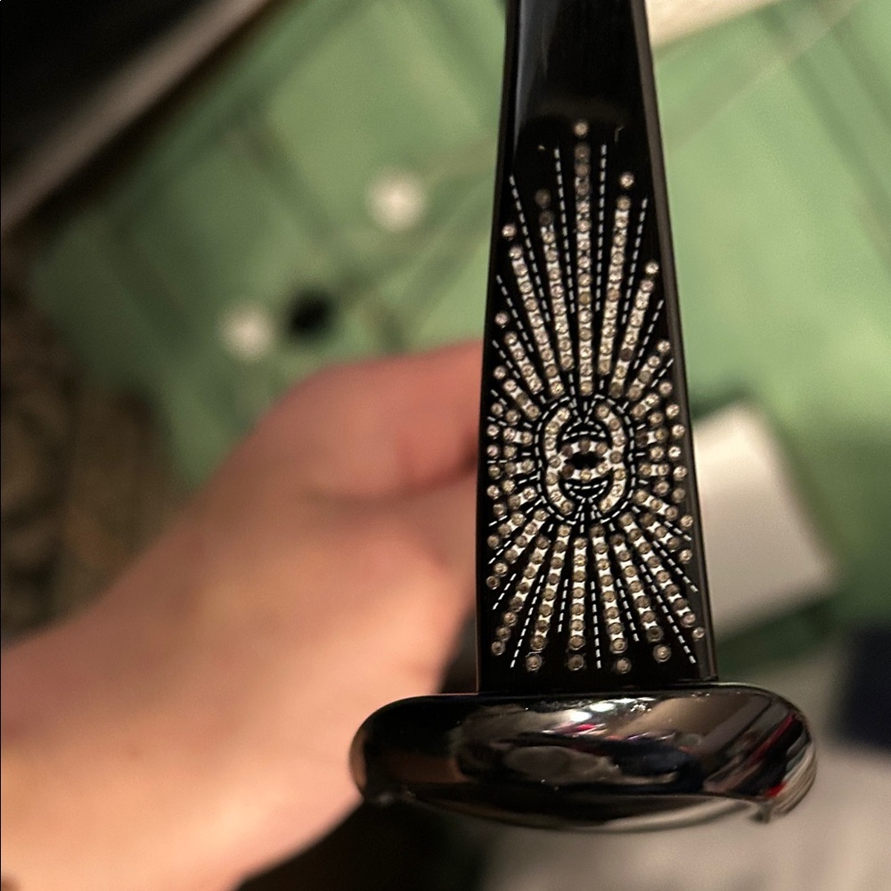 CHANEL Black Sunglasses Vintage sunglasses w/ rhinestones - Picture 5 of 8